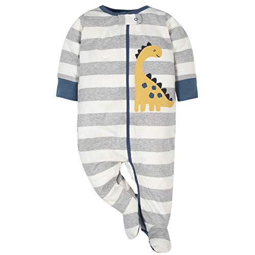 Image of Gerber Baby Boys' 2-Pack Sleep 'N Play Pajamas