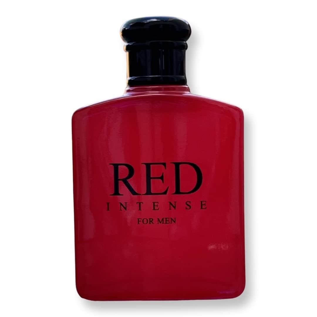 Red Intense Eau de Parfum for Men 3.4 Fl Oz | Top Notes: Cranberry, Grapefruit, Italian Lemon - Image 2