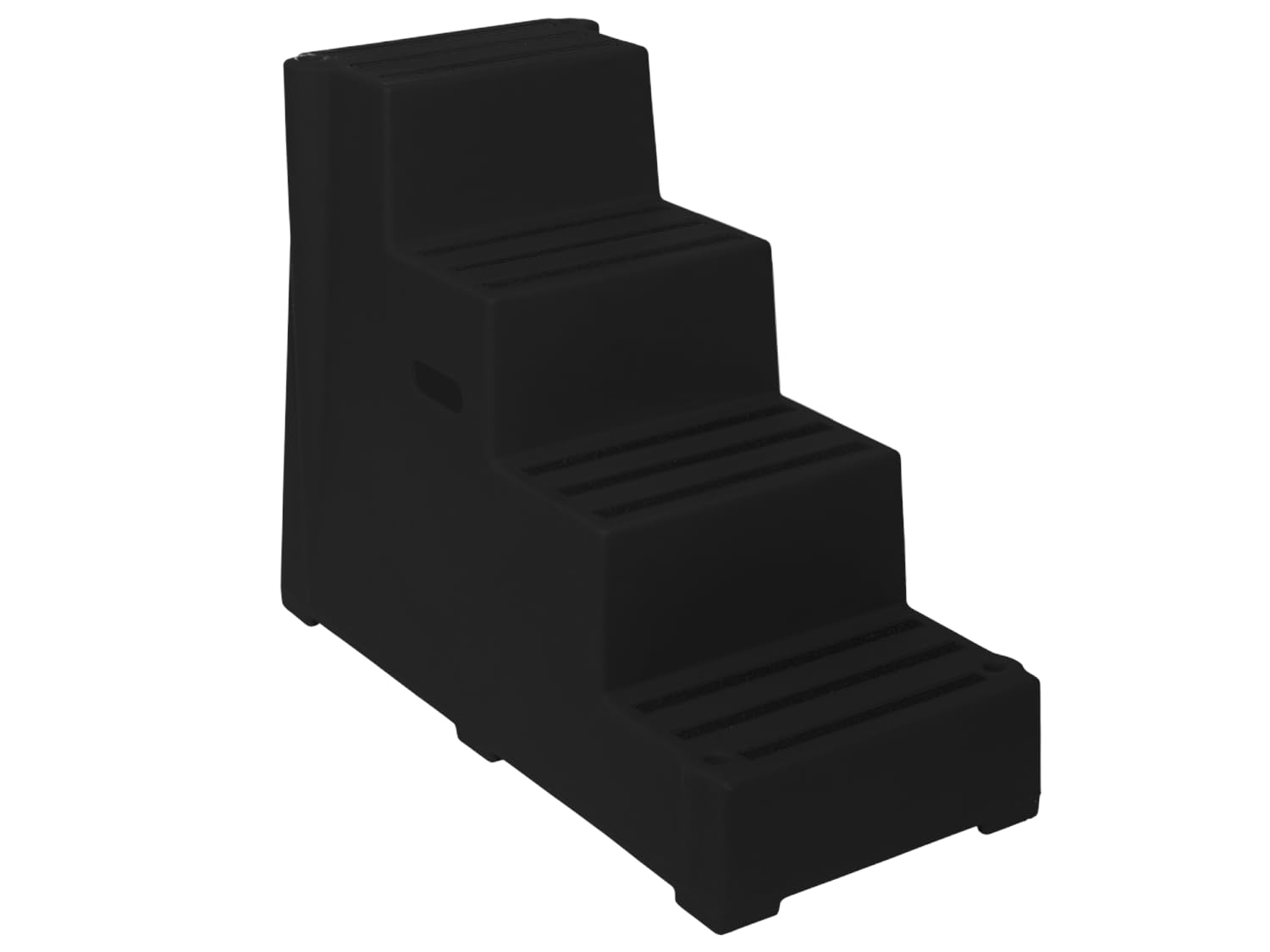 Panther Black 4 Tread Heavy Duty Plastic Moulded Safety Block Steps