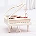 SHINNING Mechanical Classical Ballerina Girl Dancing on The Piano Music Box, Clockwork Mechanism Laxury Music Box