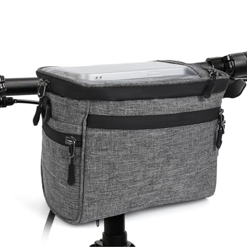 Fahrradkorb Vorne Abnehmbar - Wasserdicht Mit Reflektorstreifen