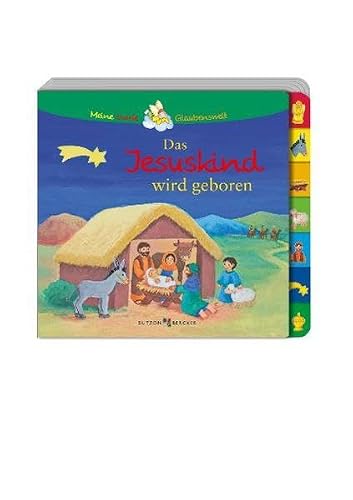 Reinhard Abeln - GEBRAUCHT Das Jesuskind wird geboren Pappbilderbuch mit Griffregister - Preis vom 02062023 050629 h