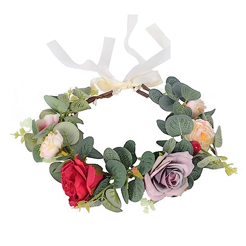 HAPINARY ブライダルリース christmas xmas rave carnival カーニヴァル ヨーロッパとアメリカ ヘッドバンド 籐 ヘッドギア 花嫁 花輪 シルク、PP、鉄、ポリエスのサムネイル