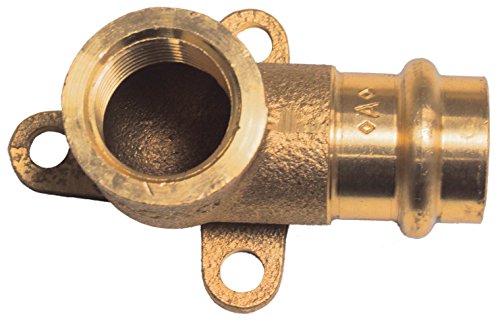 Cornat Press-Wandscheibe Innengewinde 18 mm x 1/2Zoll, 1 Stück, rotguss, T65721812B 18 mm x 1/2 Zoll Innengewinde (Packung mit 2)