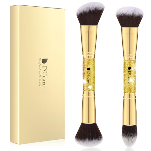 DUcare 2Pcs Duo End Makeup Brush Set