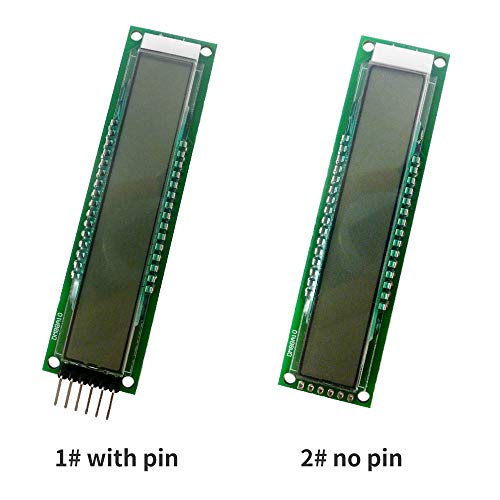 DECDEAL Módulo de 10 bits de 16 segmentos Tubo de segmento digital de 10 bits Módulo de tela LCD SPI
