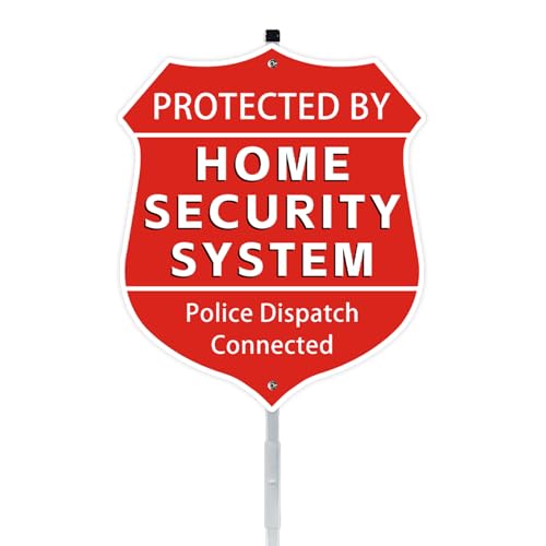 Protected By Home Security System Signs for Yard, 9