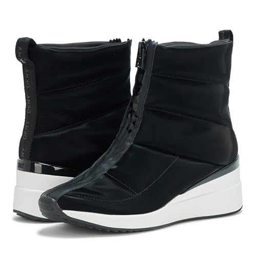 DKNY Women's Parla Zip Up Wedge Sneaker3