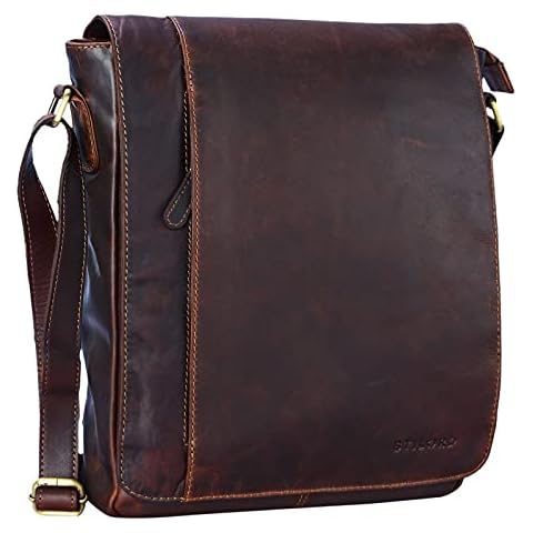 STILORD 'Paul' Bolso de Mensajero de Cuero Vintage para Hombre Cover