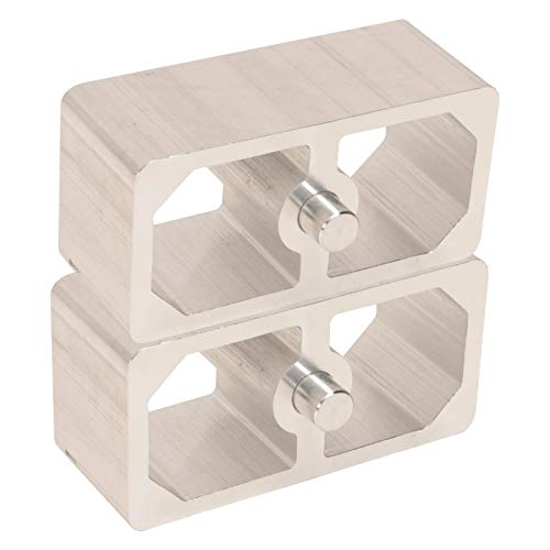 Speedway Motors 1 2 Inch Aluminum Extruded Leaf Spring Lowering Blocks - 2 Pack