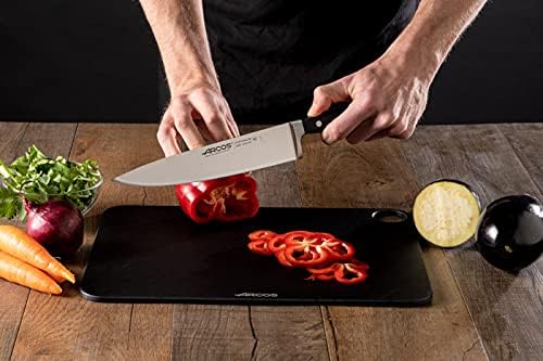 Miniatura 7 de Arcos Cuchillo de chef de acero inoxidable de 9 pulgadas. Cuchillo de cocina profesional multiusos para cortar y limpiar verduras. Mango ergonómico