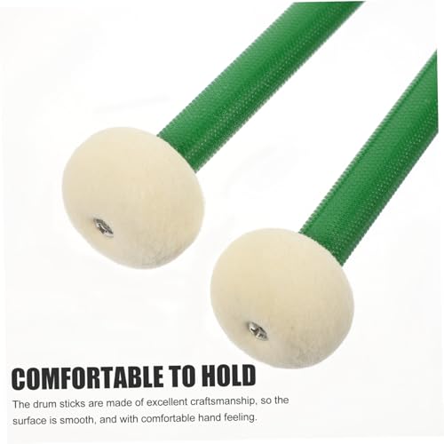Baquetas Doble Punta para Percusión Color Verde Oscuro miniatura 5