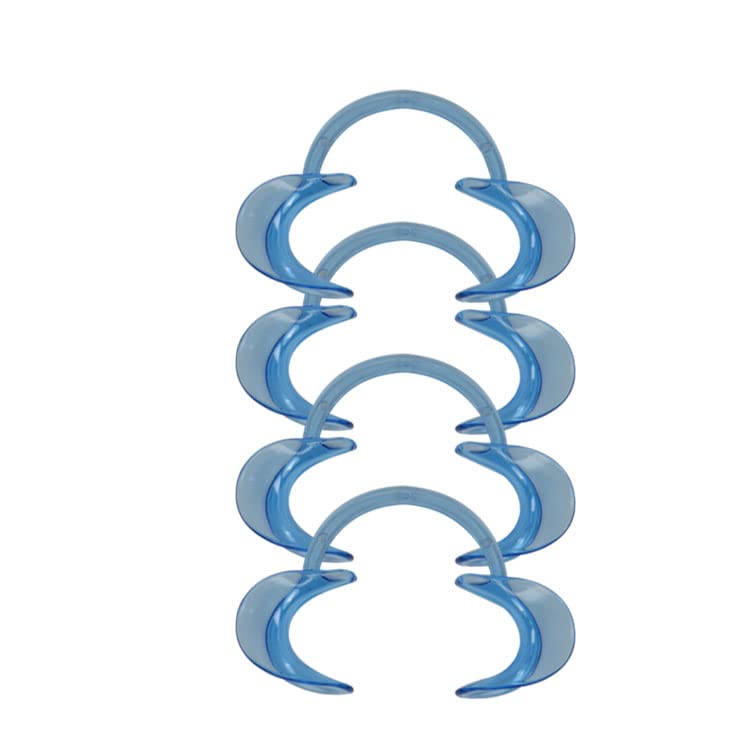 Dentosmile Flexi Premium Cheek/Lip Retractor C-Shape Mouth Opener Size Large (Transparent Blue) (4) (B0989S3S62) Amazon Price History, Amazon Price Tracker