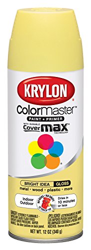 Greatest Product Krylon K05353807 ColorMaster Paint + Primer, Gloss, Bright Idea, 12 oz.