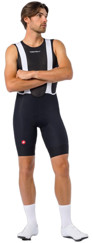 Castelli Discover Bib Shorts – Pantaloncini Ciclismo con Bretelle Estivi