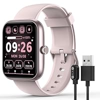 Smart Watch for Men Women with Bluetooth Call,Alexa Built-in Smartwatch,1.8" DIY Dial Fitness Watch with 100+ Sport Mode,IP68 Waterproof Watch Compatible with Android iOS