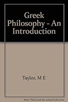 Greek philosophy, an introduction B00087QH0M Book Cover