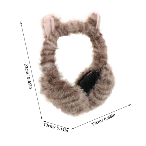 Winter Ear Muffs Plush Ear Warmers for Boys Lightweight Comfortable for Outdoor Activities School Travel2