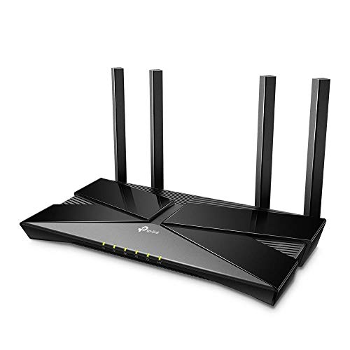 Image of TP-Link Wi-Fi 6 Router AX1800 Smart WiFi Router, 802.11ax, 1.8Gbps Wireless Speed, Gigabit, Dual Band, OFDMA, Parental Controls, 1.5 GHz Quad-Core, Compatible for Alexa (Archer AX20), Black
