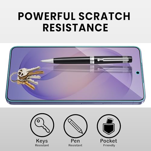 Image of FIRST MART Military-Grade Matte Tempered Glass for Samsung Galaxy S26-9H Screen Protector, Anti-Glare Protection, Scratch-Resistant, Bubble-Free (1 Pack)