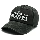 Jumsky Boy Mama Baseball Caps Classic Adjustable Denim Dad Hat Snapback Black