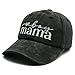 Jumsky Boy Mama Baseball Caps Classic Adjustable Denim Dad Hat Snapback Black