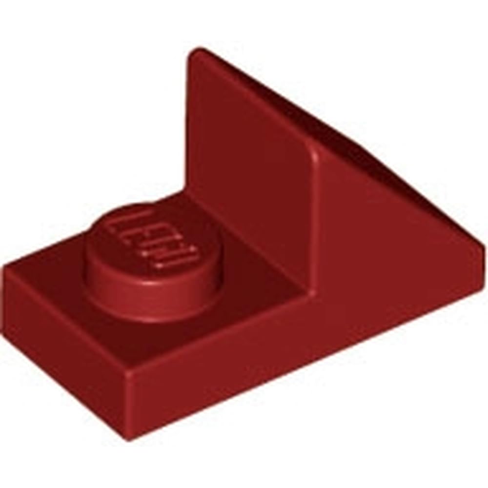 LEGO Slope 45 2 x 1 with 2/3 Cutout, Part 92946 (Dark Red, 5, Bricks) — image 1