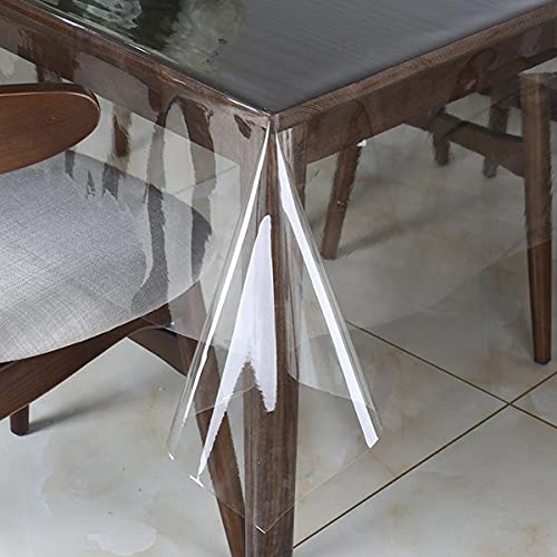 Toalha Mesa Plastico Transparente Pvc Redonda 1,38-0,15mm