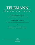  Methodical Sonatas for Violin (Flute) and Bc: Volume 3, Nos 5-6