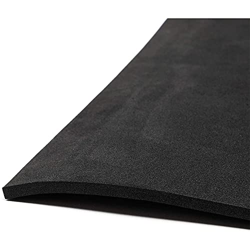 LTKJ EVA Foam Sheets 35x100cm(13.8\"×39\") Kids Handmade DIY Craft Cosplay Model (Black, Thick-3mm)