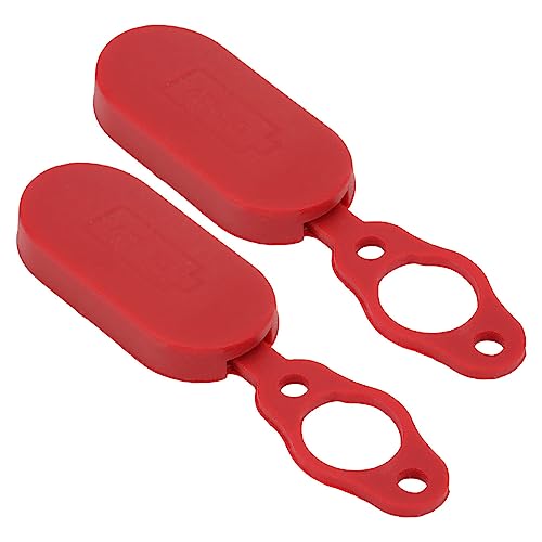 Keenso 2PCS Electric Scooter Charging Port Cover, Scooter Charging Port Cover Accessory Fit for PRO Electric Scooter (Red) Electric Scooter