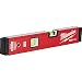 Milwaukee electrical level Milwaukee REDSTICK MLBXM16 Magnetic Box Level, 16 in L, 2 -Vial, Magnetic, Aluminum, Red