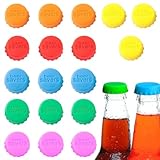 Multiusos: El resistente tapón de silicona tiene un diámetro de 3 cm y una altura de 1 cm, y es compatible con la mayoría de botellas de vidrio, como cerveza, agua mineral, vino, limonada, refresco de cola y otras bebidas. Ideal para diversos lugares, como el hogar, bares, fiestas, camping, etc.