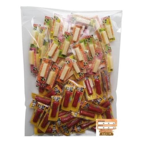 扇屋食品 チーズおやつ カマンベール 50個入り & おやつカルパス 50個入り（ 合計100個 ）詰め合わせ シェアパック 大容量 個包装 駄菓子 おつまみ（Amazon）