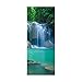 Produktbild XXXCH 3D Weißdorn Wasserfall 77X200 Cm Tür Aufkleber Tür Aufkleber Dekorative Tür Wandbild Abnehmbare Vinyl Tür Wand Tapete Dekoration Tapete