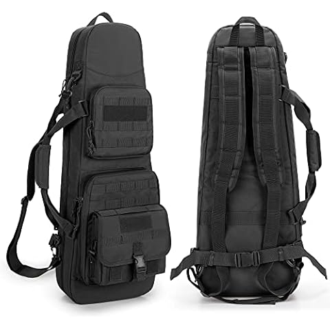 DSLEAF 32 Inch Soft Rifle Case, Padded Gun Bag & Tactical Rifle Backpack Perfect for Hunting and Shooting Cover