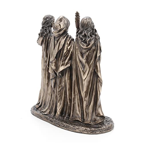 Estatua griega de resina con acabado bronce miniatura 6