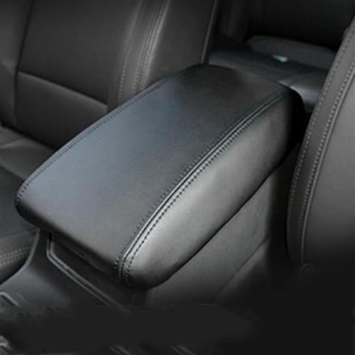 Paneles De Cuero Para Puerta Coche, Cubierta Consola Central Para Reposabrazos, Piel Para Civic 2012-2015, Protector Negro A Prueba Polvo suave