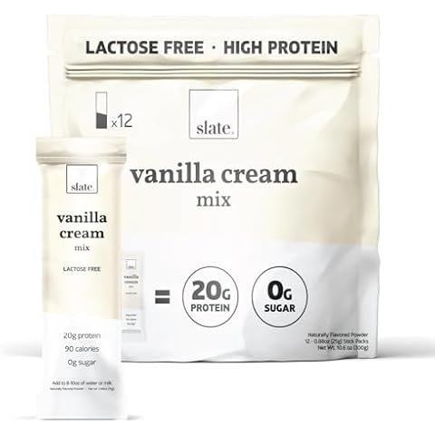 Slate Milk - Vanilla Cream Protein Drink Mix Cover