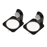 TOBBOMEY 2個爬虫類用フードボウル 水入れ 餌皿 ペットボウル 耐久素材 吸着式 グリーンイグアナ カブトムシ クモ対応 ガラス水槽 アクリルボックス適用 離式で清掃簡単