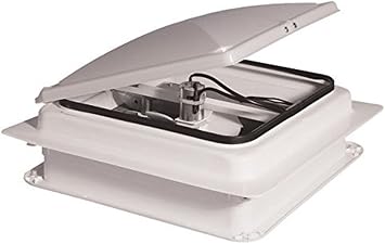 Hengs V971202-C1G1 White 14" x 14" 12V EZ Vent