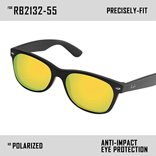 Image of Polarized Replacement Lenses for Ray-Ban Wayfarer RB2132 Sunglass