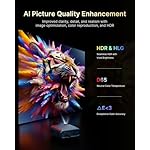 NexiGo PJ40 Ultra Outdoor Netflix Projector, Officially Licensed Netflix/YouTube/Prime Video, 800 ANSI Lumen, AI Image Enhancement, Native 1080p, 20W Speaker, 4K Support Video Projector, Auto Keystone - Image 5