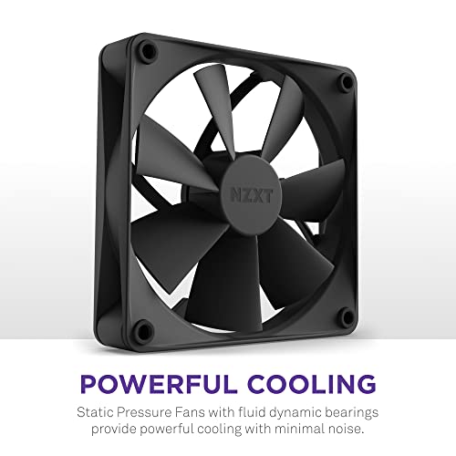 Image of NZXT Kraken 360 - RL-KN360-B1-360mm AIO CPU Liquid Cooler - Customizable 1.54 inch Square LCD Display for Images, Performance Metrics and More - High-Performance Pump - 3 x F120P Fans - Black