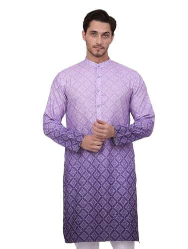 Image of Jompers Men's Cotton Regular Fit Casual Kurta