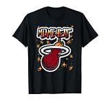 NBA Miami Heat Airbrush Logo T-Shirt