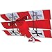 Premier Kites Red Baron Tri-Plane Kite