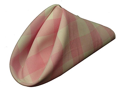 Servilletas Cuadradas 17x17 Pulgadas Pack x10 Rosa Claro miniatura 1