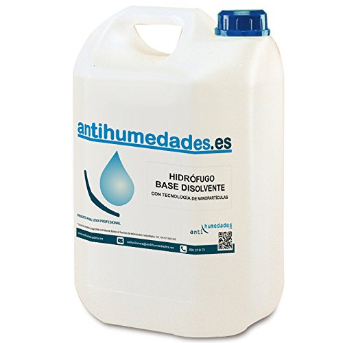 Hydrofuge Nanoparticules à base diluante (25L) - imperméabilisant incolore de longue durée qui pénètre dans les matériaux en évitant les fuites d'eau - Anti-humidité Cover