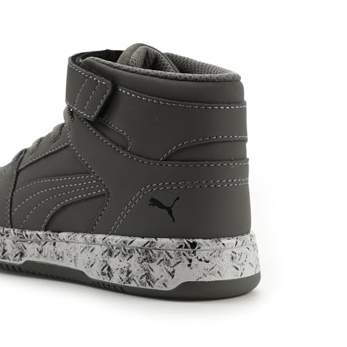 Image of PUMA Kids' Rebound Layup Mid Hook and Loop Sneakers